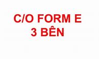 Co Form E Ô Số 3